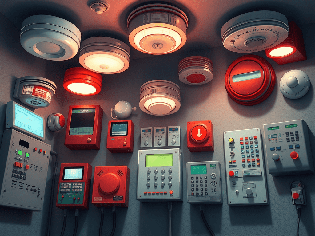 Tipos de sistemas de alarmas contra incendios y sus usos más&nbsp;comunes